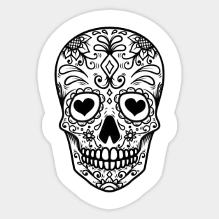 Skeleton With a Heart Sticker